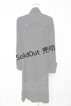 画像2: BPN FOR MEN / Wボタンロングジャケット M 黒 Y-25-11-01-127-GO-JA-SZ-ZY