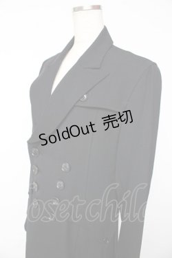 画像3: BPN FOR MEN / Wボタンロングジャケット M 黒 Y-25-11-01-127-GO-JA-SZ-ZY