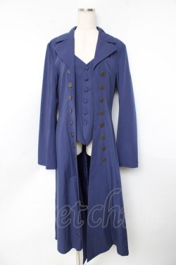 画像1: ATELIER BOZ / メンズロングローランドジャケットエクストラ  ブルー Y-25-11-01-128-EL-CO-SZ-ZY