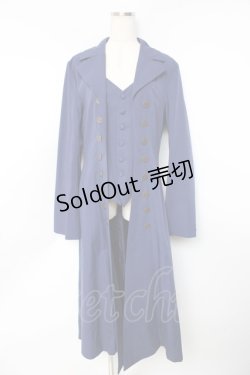 画像1: ATELIER BOZ / メンズロングローランドジャケットエクストラ  ブルー Y-25-11-01-128-EL-CO-SZ-ZY