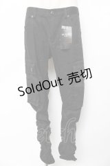 BPN FOR MEN / ギャザーパンツ M 黒 Y-25-11-01-133-GO-PA-SZ-ZY