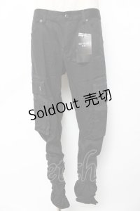 BPN FOR MEN / ギャザーパンツ M 黒 Y-25-11-01-133-GO-PA-SZ-ZY