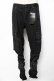 画像1: BPN FOR MEN / ギャザーパンツ M 黒 Y-25-11-01-133-GO-PA-SZ-ZY (1)