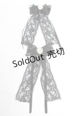 mille fille closet by LODISPOTTO / Twinkle jewelリボンバレッタ  黒 Y-25-11-01-021-LO-ZA-SZ-ZY
