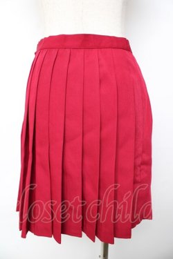 画像2: To Alice / プリーツスカート M レッド Y-25-11-01-137-LO-SK-SZ-ZY