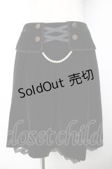 axes femme / ベロアスカート  黒 Y-25-11-01-140-AX-SK-SZ-ZY