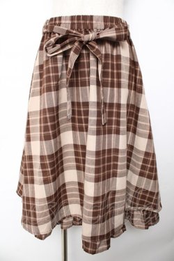 画像1: axes femme / 2023年福袋スカート  ブラウン Y-25-11-01-142-AX-OP-SZ-ZY