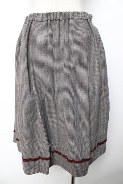 画像2: axes femme / ダブル釦サイドプリーツスカート   Y-25-11-01-147-AX-SK-SZ-ZY