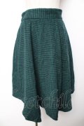 axes femme / 千鳥イレヘムスカート  グリーン Y-25-11-01-148-AX-SK-SZ-ZY