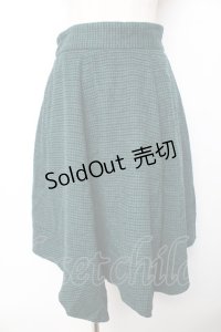 axes femme / 千鳥イレヘムスカート  グリーン Y-25-11-01-148-AX-SK-SZ-ZY