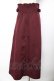 画像2: axes femme / センタープリーツロングスカート  ワイン Y-25-11-01-153-AX-SK-SZ-ZY (2)