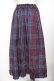画像2: axes femme / タータンチェックスカート F ワイン Y-25-11-01-155-AX-SK-SZ-ZY (2)