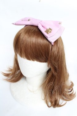 画像1: Angelic Pretty / Dream Bearヘアバンド  ピンク Y-25-11-01-024-AP-ZA-SZ-ZY