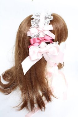 画像3: BABY,THE STARS SHINE BRIGHT / Eternal Ribbon Featheryヘッドドレス  ピンク Y-25-11-01-025-BA-AC-SZ-ZY