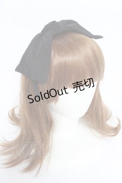 画像1: 【SALE】LIEF / リボンカチューシャ  黒 Y-25-11-01-026-LO-AC-SZ-ZT487