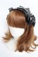 画像1: MA*RS / ふりふりヘッドドレスカチューシャ  黒 Y-25-11-01-027-EL-AC-SZ-ZY (1)