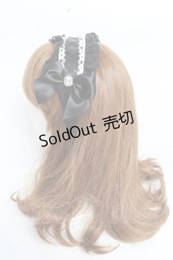 画像2: MA*RS / ふりふりヘッドドレスカチューシャ  黒 Y-25-11-01-027-EL-AC-SZ-ZY