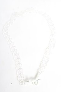 NOVESSEL / アクリルウォレットチェーン  クリア(白) Y-25-11-01-005-PU-AC-SZ-ZY