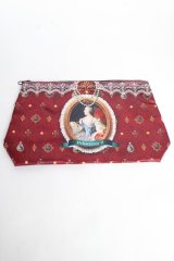 abilletage / オールドポートレートポーチ  ボルドー Y-25-11-01-006-GO-ZA-SZ-ZT487-F003