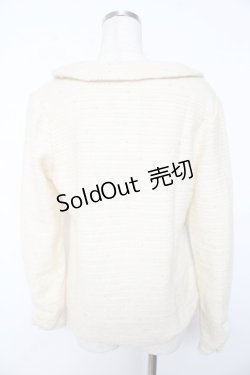 画像2: axes femme / ボタン付きニット  キナリ Y-25-11-01-032-AX-TO-SZ-ZY