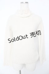 axes femme / レースネックニットトップス  キナリ Y-25-11-01-033-AX-TO-SZ-ZY