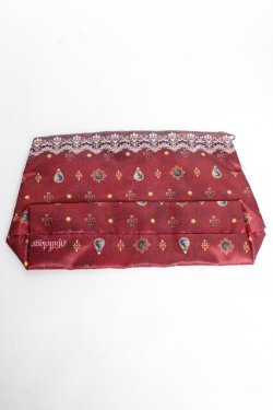 画像2: abilletage / オールドポートレートポーチ  ボルドー Y-25-11-01-006-GO-ZA-SZ-ZY