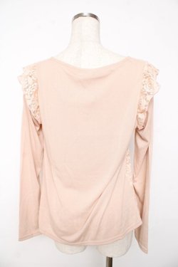 画像2: axes femme / レース使いプルオーバー M アワピンク Y-25-11-01-040-AX-TO-SZ-ZY