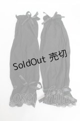 ililil / 地雷アームカバー  黒 Y-25-11-01-007-PU-ZA-SZ-ZY