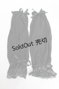 ililil / 地雷アームカバー  黒 Y-25-11-01-007-PU-ZA-SZ-ZY