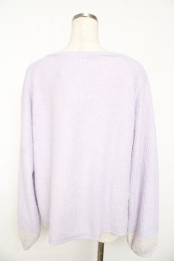 画像2: axes femme / レースアッププルオーバー F ラベンダー Y-25-11-01-043-AX-TO-SZ-ZY