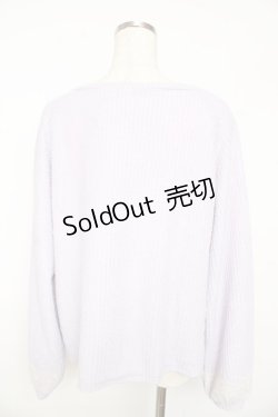 画像2: axes femme / レースアッププルオーバー F ラベンダー Y-25-11-01-043-AX-TO-SZ-ZY