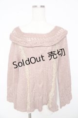 axes femme / ニット  ピンク Y-25-11-01-044-AX-TO-SZ-ZY