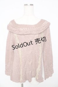 axes femme / ニット  ピンク Y-25-11-01-044-AX-TO-SZ-ZY