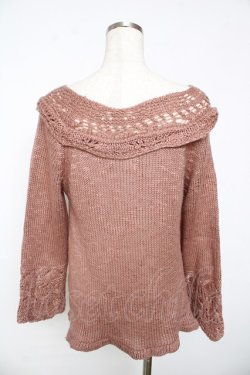 画像2: axes femme / ニット  ピンク Y-25-11-01-044-AX-TO-SZ-ZY