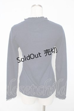 画像2: axes femme / ヨーク切り替えインナープルオーバー  紺 Y-25-11-01-049-AX-TO-AS-ZY