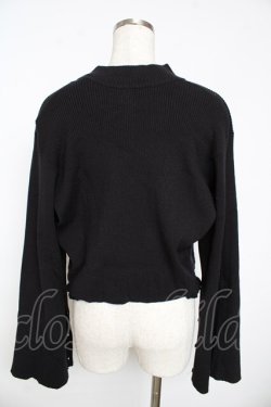 画像2: axes femme / ニットタンク×２WAYカーデ F 黒 Y-25-11-01-050-AX-TO-SZ-ZY