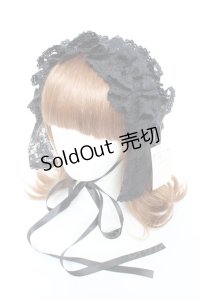 metamorphose / Fairyフリルヘッドドレス  黒 Y-25-11-05-042-ME-AC-SZ-ZY