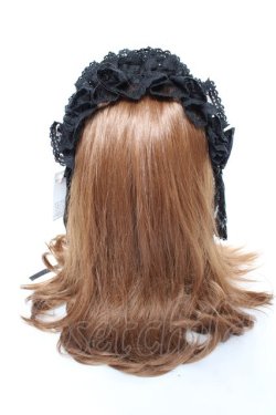 画像3: metamorphose / Fairyフリルヘッドドレス  黒 Y-25-11-05-042-ME-AC-SZ-ZY