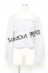 axes femme POETIQUE / ビスチェデザインブラウス M グレー Y-25-11-05-044-AX-BL-SZ-ZY