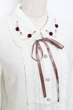 画像3: axes femme POETIQUE / ロザリウムフリルブラウス M 生成り Y-25-11-05-047-AX-BL-SZ-ZY