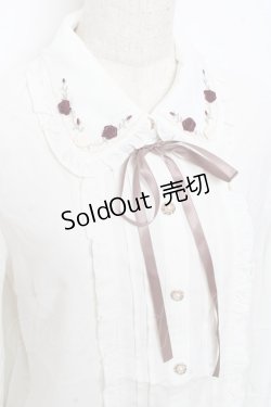 画像3: axes femme POETIQUE / ロザリウムフリルブラウス M 生成り Y-25-11-05-047-AX-BL-SZ-ZY