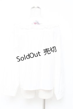 画像2: axes femme POETIQUE / ラ　レコルト刺繍襟ブラウス M 生成り Y-25-11-05-049-AX-BL-SZ-ZI