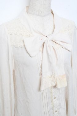 画像3: axes femme / ボウタイブラウス M 生成り Y-25-11-05-051-AX-BL-SZ-ZY