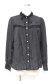 画像1: axes femme kawaii / 袖レースアップブラウス M 黒 Y-25-11-05-058-AX-BL-SZ-ZY (1)