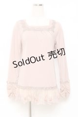 axes femme / バラ付きインナープルオーバー M アワピンク Y-25-11-05-062-AX-TO-SZ-ZY