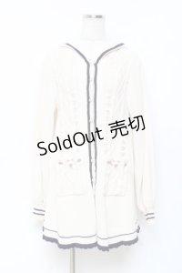 axes femme / フード付フレアニットカーディガン F 生成り Y-25-11-05-065-AX-TO-SZ-ZY