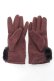 画像2: m petit by misako / 手袋  濃茶 Y-25-11-05-001-LO-ZA-SZ-ZY (2)