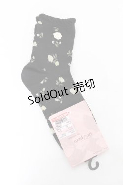 画像1: 【SALE】m petit by misako / ECAMCSバラモチーフ 23-25 中黒 Y-25-11-05-011-LO-ZA-SZ-ZT450