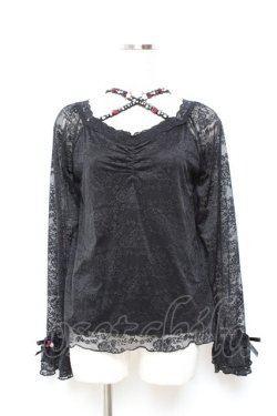 画像1: axes femme / バラクロス総レースインナー F 黒 Y-25-11-05-071-AX-TO-SZ-ZY