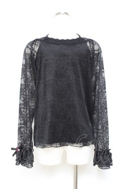 画像2: axes femme / バラクロス総レースインナー F 黒 Y-25-11-05-071-AX-TO-SZ-ZY